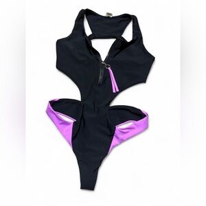 Salty Mermaid Women’s One Piece Swimsuit W/ Cut Outs